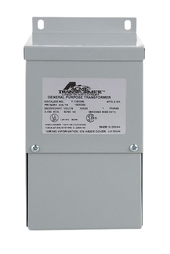 Buck-Boost 0.75 kVA, 120x240V to 16/32V, 60Hz by Acme Electric